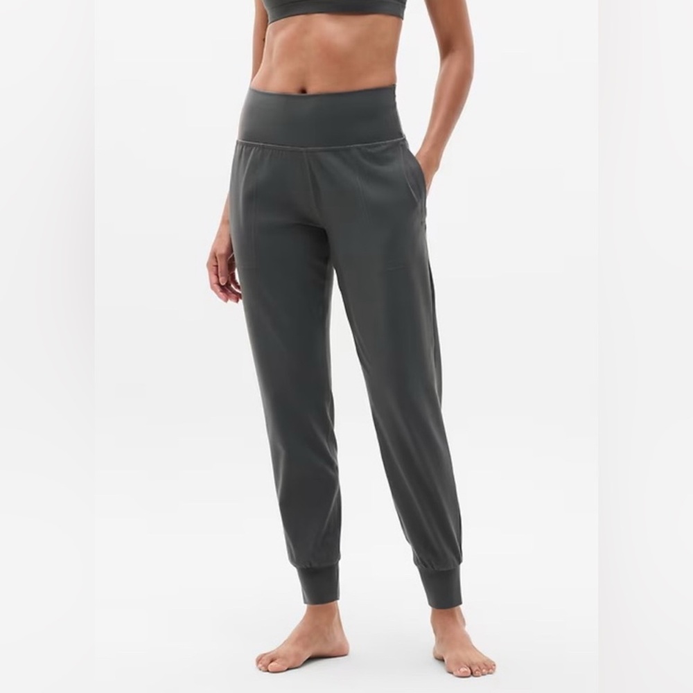 Athleta Salutation Jogger in Powervita Size Large in Green/Gray - Picture 11 of 11